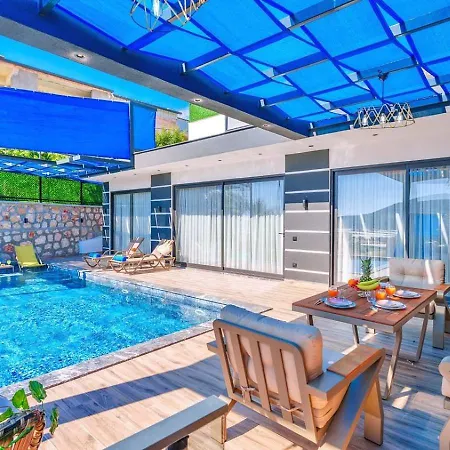 Villa Yesilkoey 2 Bedroom With Private Pool Hot Tub Kalkan