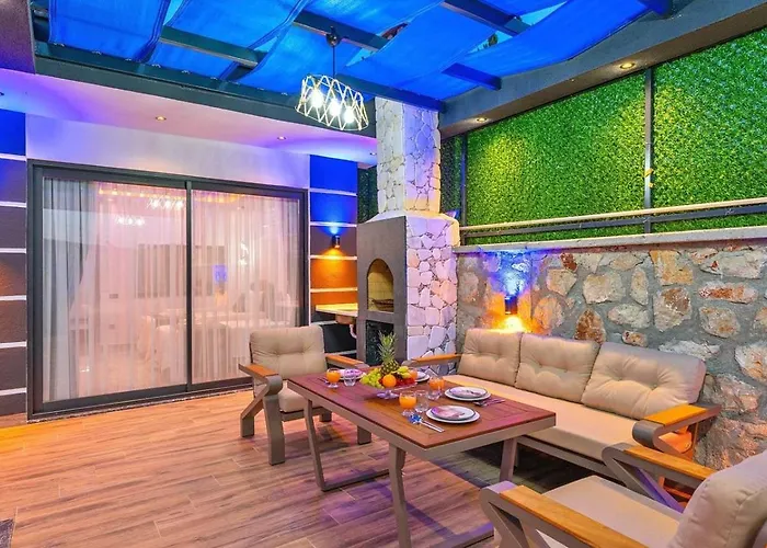 Yesilkoey 2 Bedroom With Private Pool Hot Tub Villa Kalkan