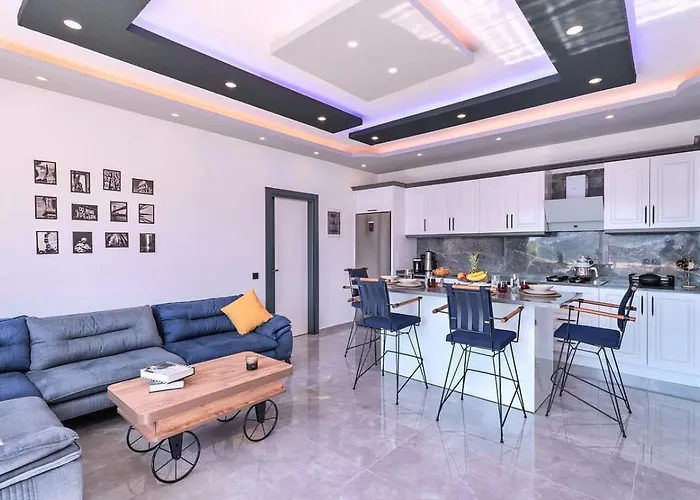 Villa Yesilkoey 2 Bedroom With Private Pool Hot Tub Kalkan